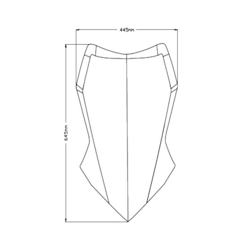 Cupula Puig Touring para YAMAHA MT09 TRACER 18+